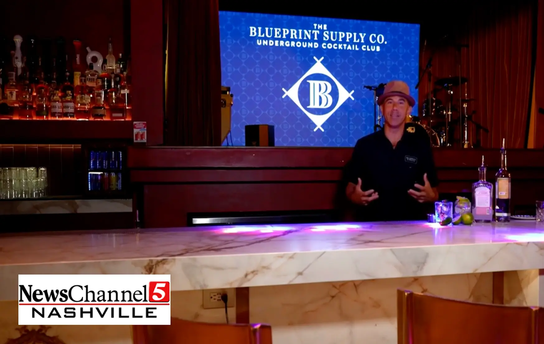 Tour Inside The Blueprint Underground Cocktail Club