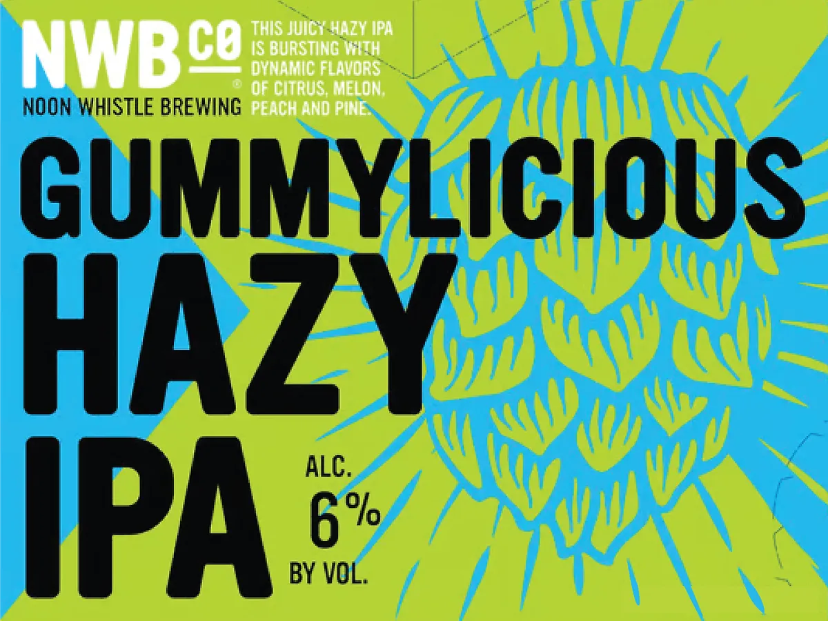 Noon Whistle Gummylicious Hazy IPA