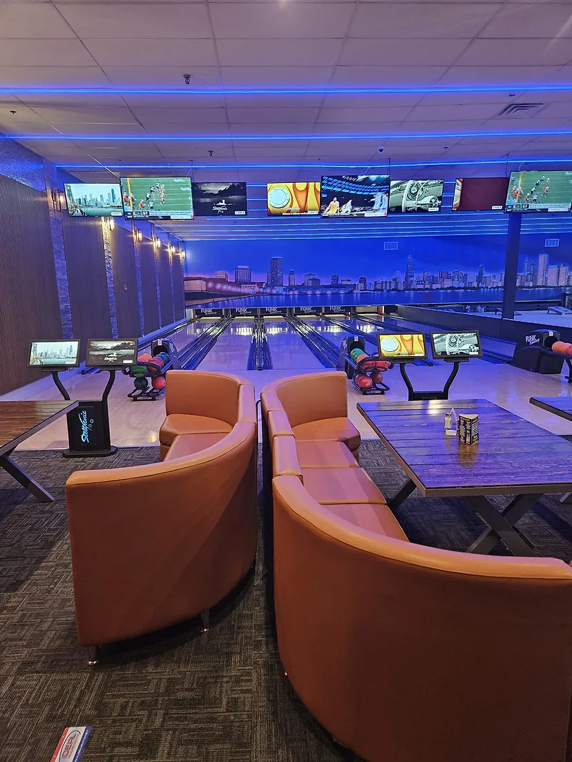 Bowling at Midway Sports Bar in Bartlett
